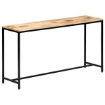 vidaXL Masă consolă, 140 x 35 x 76 cm, lemn masiv de mango nefinisat vidaXL Masă consolă, 140 x 35 x 76 cm, lemn masiv de mango nefinisat