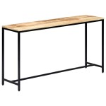 vidaXL Masă consolă, 140 x 35 x 76 cm, lemn masiv de mango nefinisat vidaXL Masă consolă, 140 x 35 x 76 cm, lemn masiv de mango nefinisat