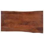 vidaXL Măsuță cafea, muchii naturale, 115x60x40 cm, lemn masiv acacia vidaXL Măsuță cafea, muchii naturale, 115x60x40 cm, lemn masiv acacia
