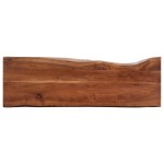vidaXL Masă consolă, 115x35x76 cm, lemn masiv de acacia și fier vidaXL Masă consolă, 115x35x76 cm, lemn masiv de acacia și fier
