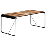 vidaXL Masă de bucătărie, 180 x 90 x 76 cm, lemn masiv reciclat vidaXL Masă de bucătărie, 180 x 90 x 76 cm, lemn masiv reciclat