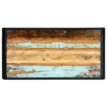 vidaXL Masă de bucătărie, 118 x 60 x 76 cm, lemn masiv reciclat