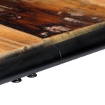 vidaXL Masă de bucătărie, 118 x 60 x 76 cm, lemn masiv reciclat