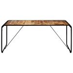 vidaXL Masă de bucătărie, 180x90x76 cm, lemn masiv de mango nefinisat vidaXL Masă de bucătărie, 180x90x76 cm, lemn masiv de mango nefinisat
