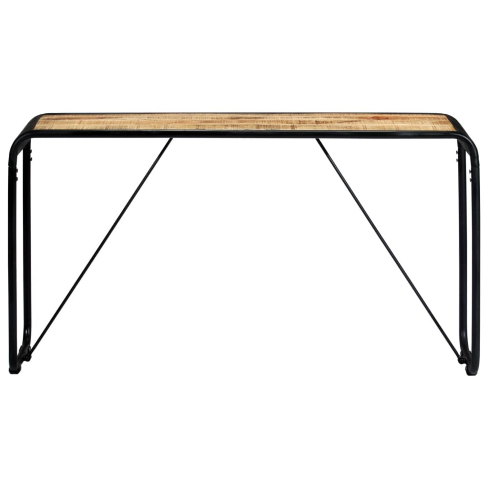 vidaXL Masă consolă, 140 x 35 x 76 cm, lemn masiv de mango nefinisat