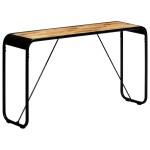 vidaXL Masă consolă, 140 x 35 x 76 cm, lemn masiv de mango nefinisat vidaXL Masă consolă, 140 x 35 x 76 cm, lemn masiv de mango nefinisat