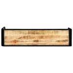vidaXL Masă consolă, 140 x 35 x 76 cm, lemn masiv de mango nefinisat vidaXL Masă consolă, 140 x 35 x 76 cm, lemn masiv de mango nefinisat