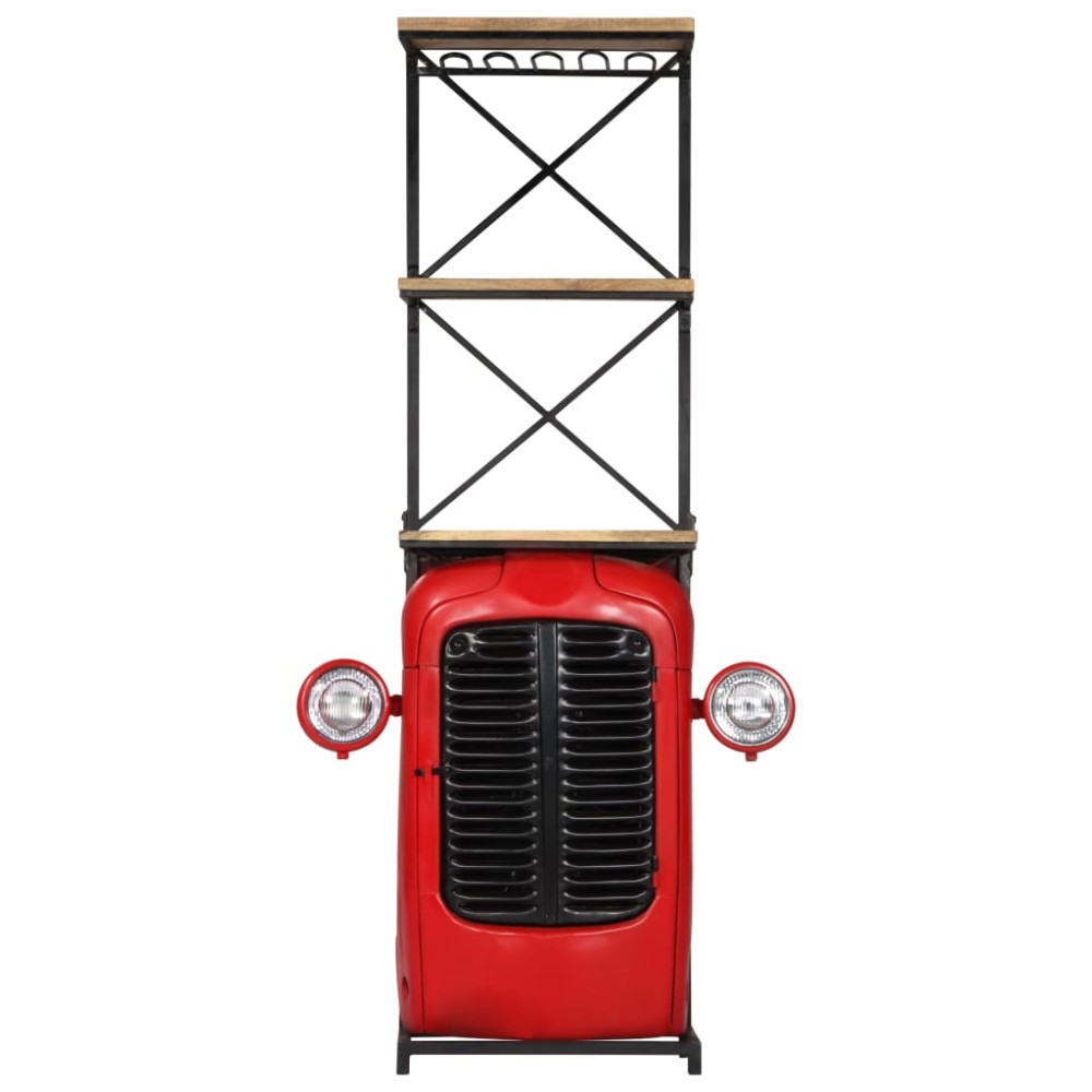 vidaXL Dulap de vin design tractor 49x31x172 cm lemn masiv de mango