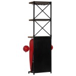 vidaXL Dulap de vin design tractor 49x31x172 cm lemn masiv de mango vidaXL Dulap de vin design tractor 49x31x172 cm lemn masiv de mango