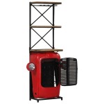 vidaXL Dulap de vin design tractor 49x31x172 cm lemn masiv de mango vidaXL Dulap de vin design tractor 49x31x172 cm lemn masiv de mango