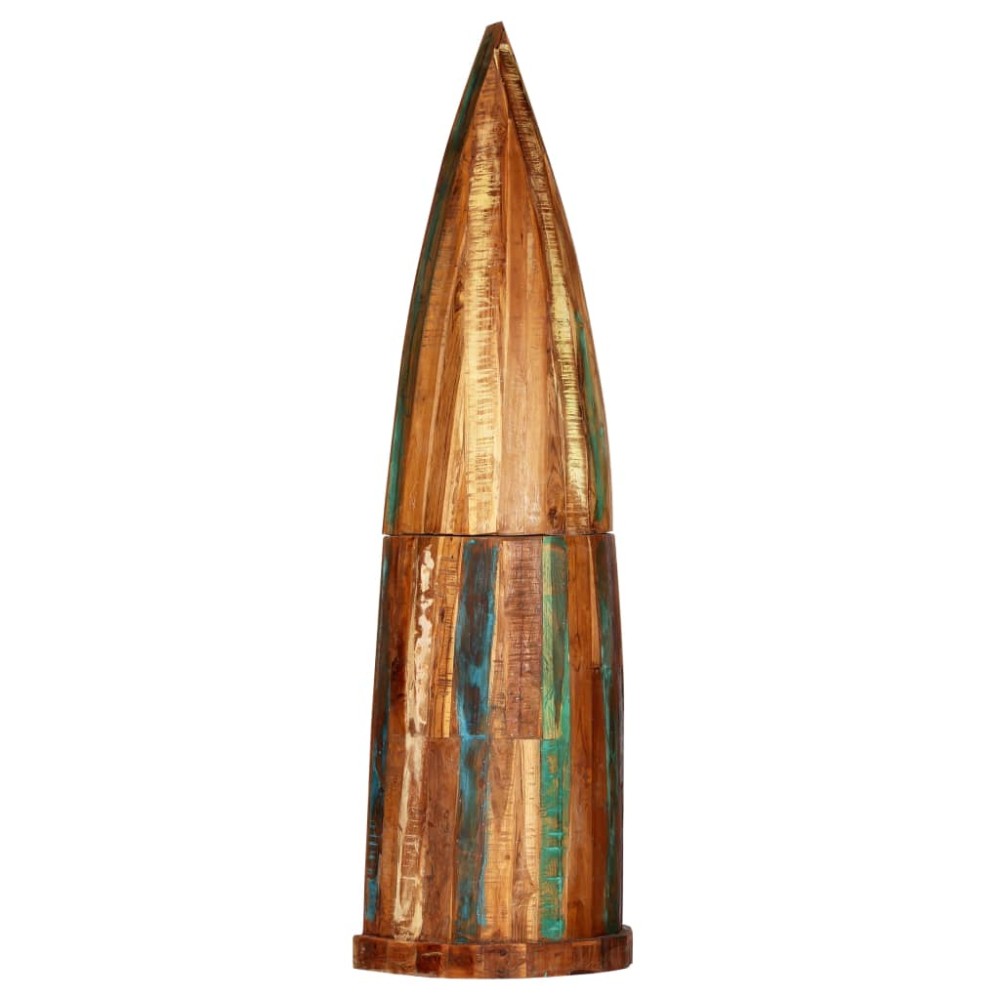 vidaXL Dulap de vinuri, 50 x 40 x 180 cm, lemn masiv reciclat