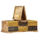 vidaXL Măsuță de cafea, 100 x 50 x 35 cm, lemn masiv de mango