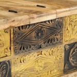 vidaXL Măsuță de cafea, 100 x 50 x 35 cm, lemn masiv de mango