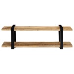 vidaXL Comodă TV, 130 x 40 x 40 cm, lemn masiv de mango