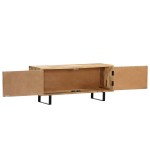 vidaXL Comodă TV, 90x30x40 cm, lemn masiv de mango