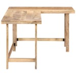 vidaXL Birou, 180 x 120 x 76 cm, lemn masiv de mango
