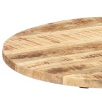vidaXL Masă laterală, 60 x (46-63) cm, lemn masiv de mango și fontă vidaXL Masă laterală, 60 x (46-63) cm, lemn masiv de mango și fontă