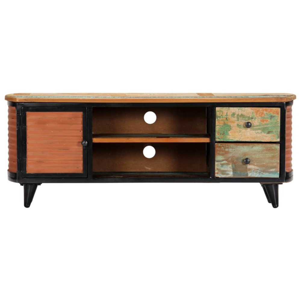 vidaXL Comodă TV, 120 x 30 x 45 cm, lemn masiv reciclat