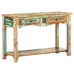 vidaXL Masă consolă, 120 x 40 x 75 cm, lemn masiv reciclat vidaXL Masă consolă, 120 x 40 x 75 cm, lemn masiv reciclat