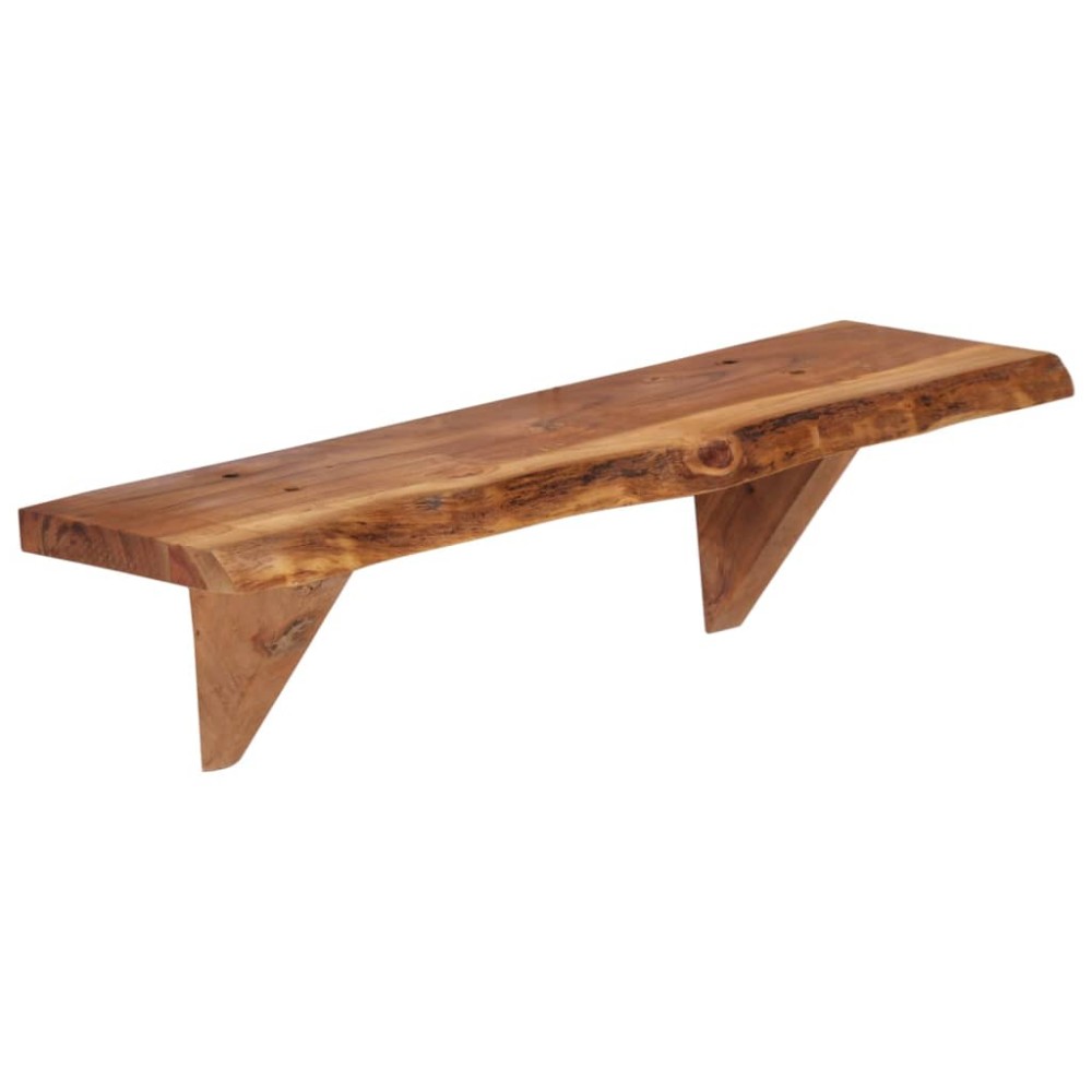 vidaXL Rafturi de perete, 2 buc., 60x20x18 cm, lemn masiv de acacia