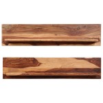 vidaXL Rafturi de perete, 2 buc., 118x26x20 cm, lemn masiv de acacia vidaXL Rafturi de perete, 2 buc., 118x26x20 cm, lemn masiv de acacia