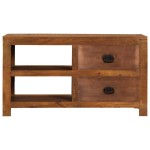 vidaXL Măsuță de cafea cu 2 sertare, 90x40x50 cm, lemn masiv de mango vidaXL Măsuță de cafea cu 2 sertare, 90x40x50 cm, lemn masiv de mango
