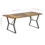 vidaXL Masă de bucătărie, 180 x 90 x 76 cm, lemn masiv reciclat vidaXL Masă de bucătărie, 180 x 90 x 76 cm, lemn masiv reciclat