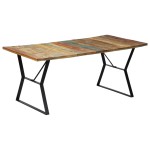 vidaXL Masă de bucătărie, 180 x 90 x 76 cm, lemn masiv reciclat vidaXL Masă de bucătărie, 180 x 90 x 76 cm, lemn masiv reciclat