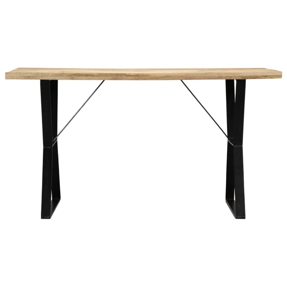 vidaXL Masă de bucătărie, 140 x 80 x 76 cm, lemn masiv de mango