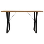 vidaXL Masă de bucătărie, 140 x 80 x 76 cm, lemn masiv reciclat vidaXL Masă de bucătărie, 140 x 80 x 76 cm, lemn masiv reciclat