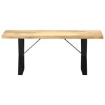 vidaXL Bancă, 110 cm, lemn masiv de mango vidaXL Bancă, 110 cm, lemn masiv de mango