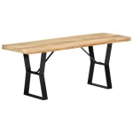 vidaXL Bancă, 110 cm, lemn masiv de mango vidaXL Bancă, 110 cm, lemn masiv de mango