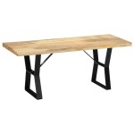 vidaXL Bancă, 110 cm, lemn masiv de mango vidaXL Bancă, 110 cm, lemn masiv de mango