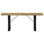 vidaXL Bancă, 110 cm, lemn masiv reciclat vidaXL Bancă, 110 cm, lemn masiv reciclat