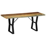 vidaXL Bancă, 110 cm, lemn masiv reciclat vidaXL Bancă, 110 cm, lemn masiv reciclat