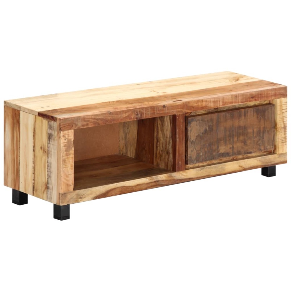 vidaXL Comodă TV, 100 x 30 x 33 cm, lemn masiv reciclat