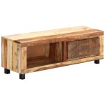 vidaXL Comodă TV, 100 x 30 x 33 cm, lemn masiv reciclat
