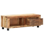 vidaXL Comodă TV, 100 x 30 x 33 cm, lemn masiv reciclat