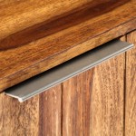 vidaXL Comodă TV, 140 x 30 x 40 cm, lemn masiv de acacia