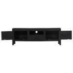 vidaXL Comodă TV, negru, 118 x 30 x 40 cm, lemn masiv de mango vidaXL Comodă TV, negru, 118 x 30 x 40 cm, lemn masiv de mango