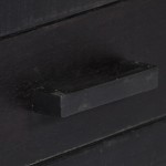 vidaXL Comodă TV, negru, 118 x 30 x 40 cm, lemn masiv de mango vidaXL Comodă TV, negru, 118 x 30 x 40 cm, lemn masiv de mango
