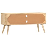 vidaXL Comodă TV, 100 x 30 x 45 cm, lemn masiv de mango
