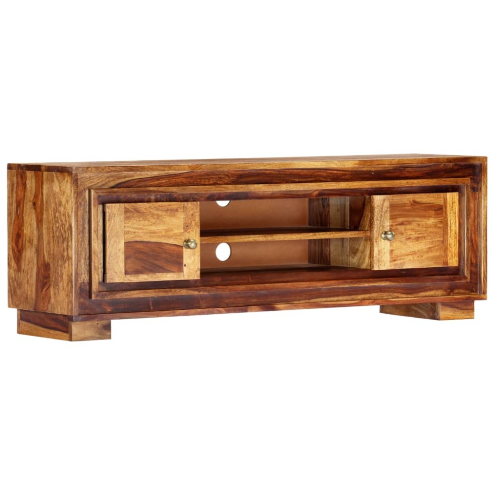 vidaXL Comodă TV, 118 x 30 x 40 cm, lemn masiv de acacia