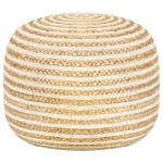 vidaXL Taburet lucrat manual, 45x30 cm, iută vidaXL Taburet lucrat manual, 45x30 cm, iută
