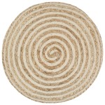 vidaXL Taburet lucrat manual, 40 x 45 cm, iută