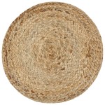vidaXL Taburet lucrat manual, verde măsliniu, 40 x 45 cm, iută vidaXL Taburet lucrat manual, verde măsliniu, 40 x 45 cm, iută