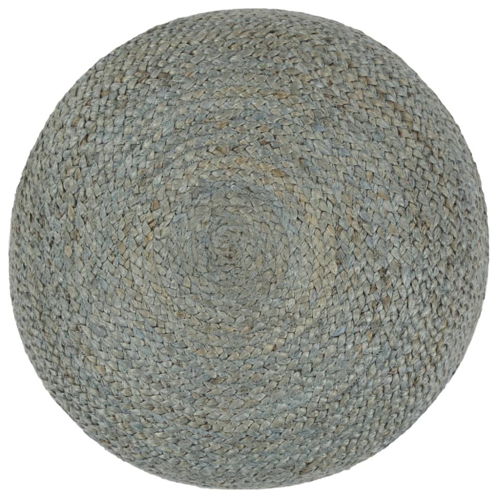vidaXL Taburet lucrat manual, verde olive, 45x30 cm, iută