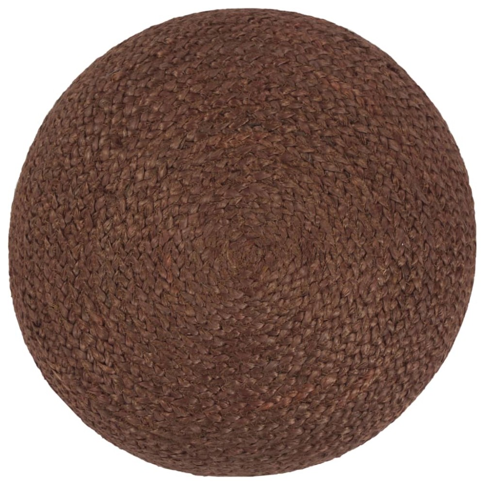 vidaXL Taburet lucrat manual, maro, 40x45 cm, iută