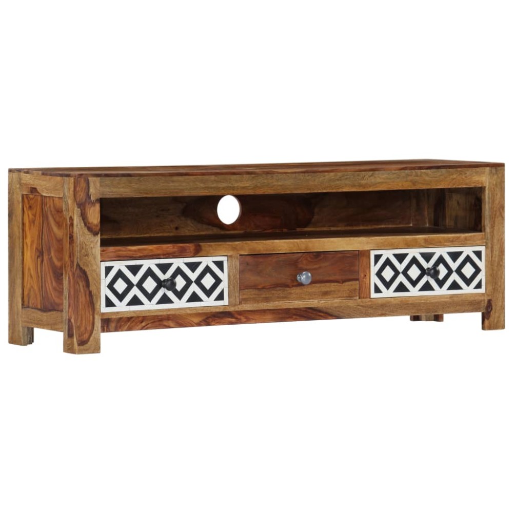 vidaXL Comodă TV, 120x30x40 cm, lemn masiv de acacia