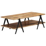 vidaXL Măsuță de cafea, 115 x 60 x 40, lemn masiv de mango vidaXL Măsuță de cafea, 115 x 60 x 40, lemn masiv de mango